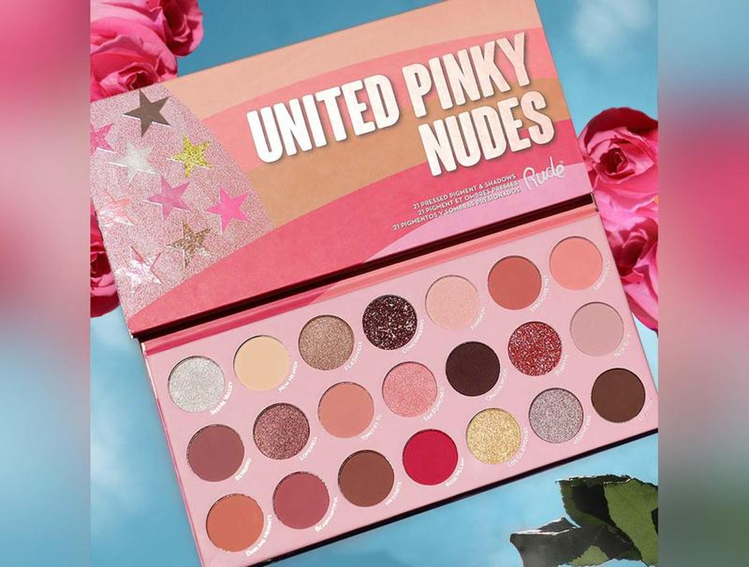 United Pinky Nudes - 21 Pressed Pigment & Shadows Palette