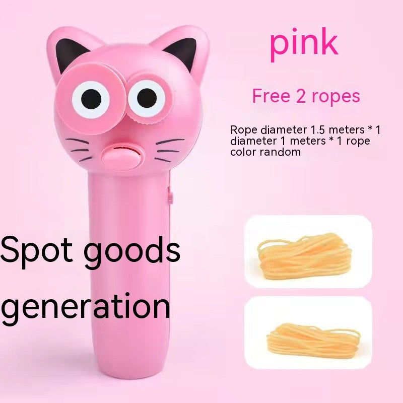 Rope Transmitter Decompression Toy Funny Cat Electric Propulsion Reduction