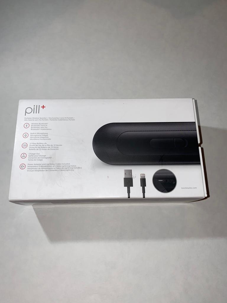 Beats by Dr. Dre Pill+ Portable Wireless Speaker - ML4M2LL/A- BLACK -Open Box- LIKE NEW