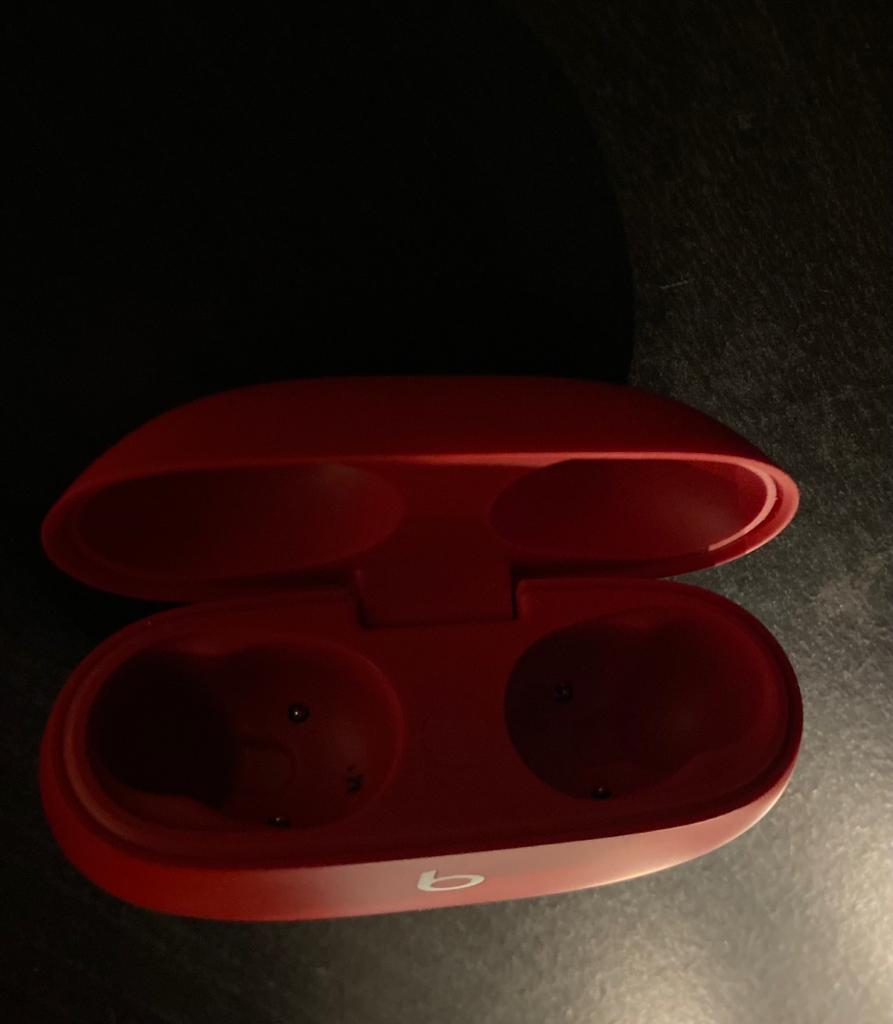 Replacement Beats Studio Buds Totally Wireless Earphones CHARGING CASE - Red